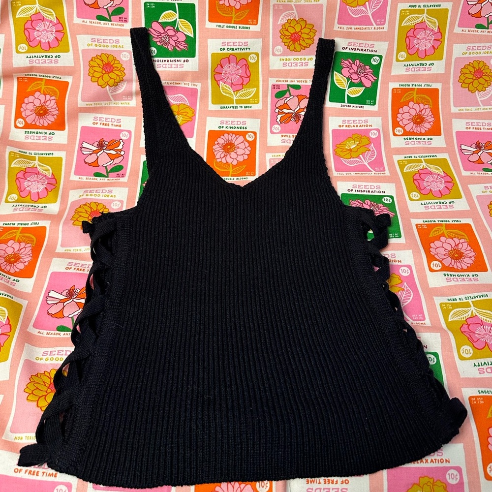 V-neck sweater vest/ tank top